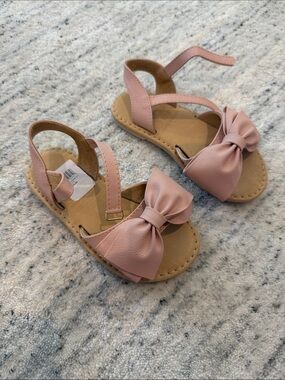 Toddler Pink Bow Sandals - Cute Girls' Summer Sandals